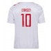 Maillot de foot Danemark Christian Eriksen #10 Extérieur vêtements Europe 2024 Manches Courtes